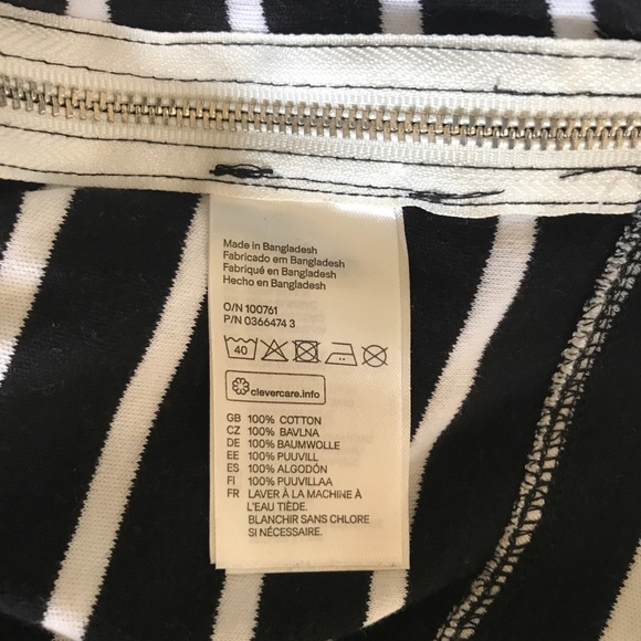 H&M Black and White Striped Top - Picture 5 of 5